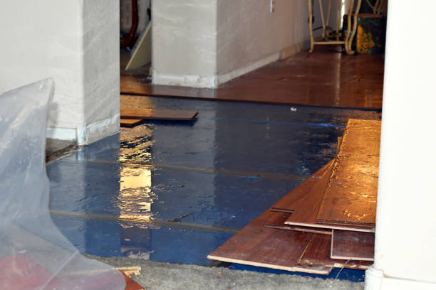 Professional Basement Flood Cleanup technician working in Strasburg, CO